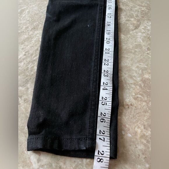 EVERLANE High Rise Skinny Jeans Black 25 - Picture 10 of 12